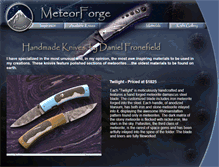 Tablet Screenshot of meteorforge.net